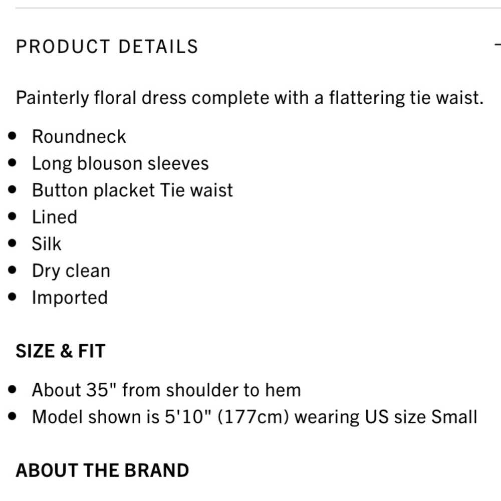 A.L.C. Jen Silk Floral Yellow Dress Size 12 - Picture 8 of 15